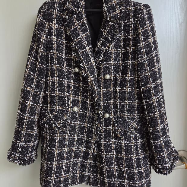 지고트  트위드자켓 