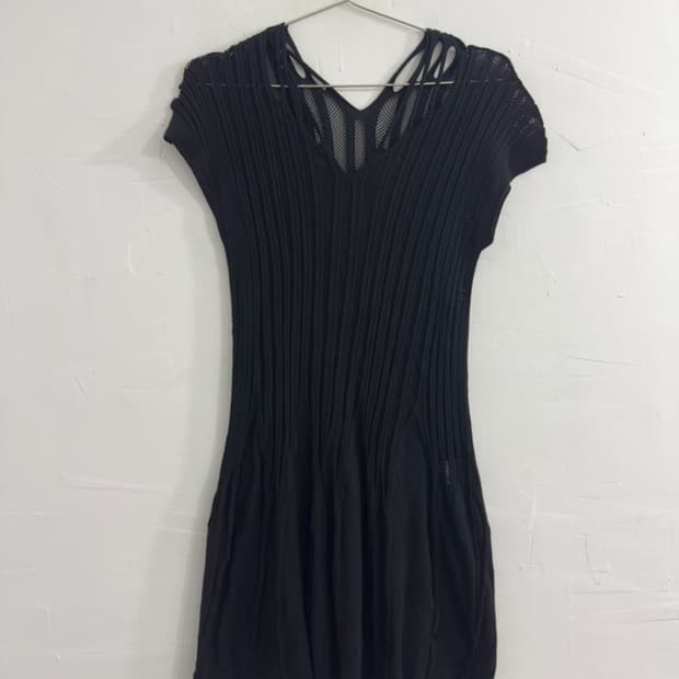 hiroko koshino mesh dress
