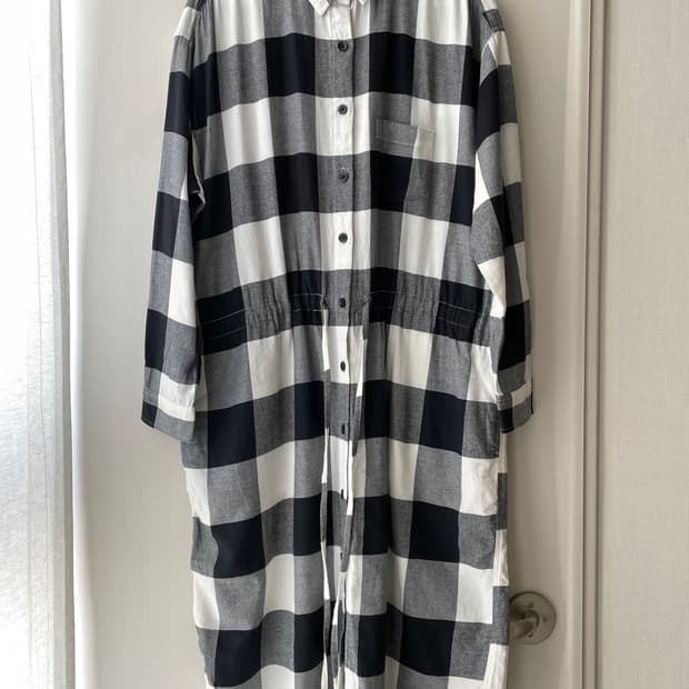 빈티지 유니클로 체크 원피스 / 모리걸 너드