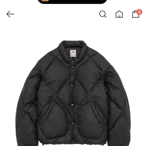 (4새상품) 폴리테루 롬버스 패딩