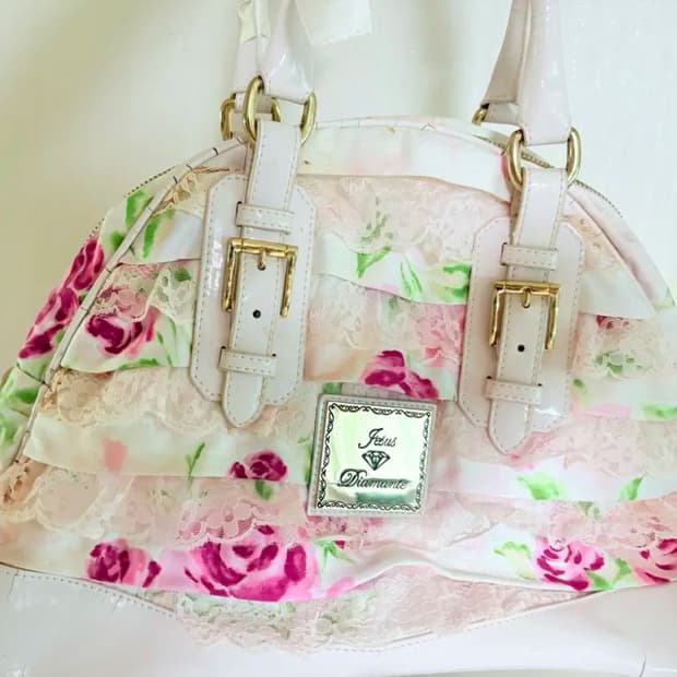 핀터깔) 지저스 디아망떼 플라워 레이스 숄더백 히메갸루 오네갸루