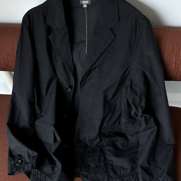 Washed cotton nylon 3B tailored jacket