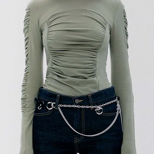 [새상품]TheOpenProduct 더오픈프로덕트 러치 롱슬리브