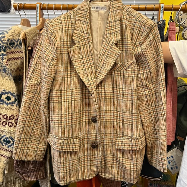 [Japanese Vintage] 오버핏 체크jk