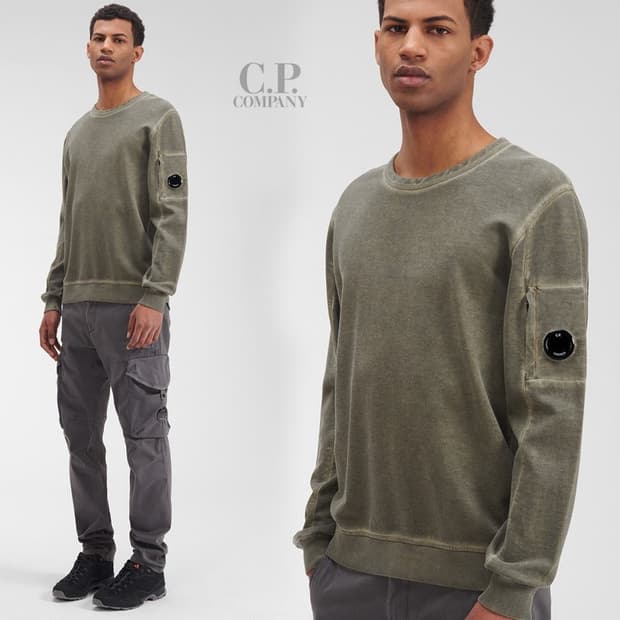 cp컴퍼니 가먼트다잉 맨투맨 100