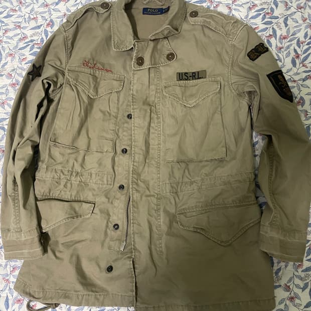 폴로 랄프로렌 자수 야상 s