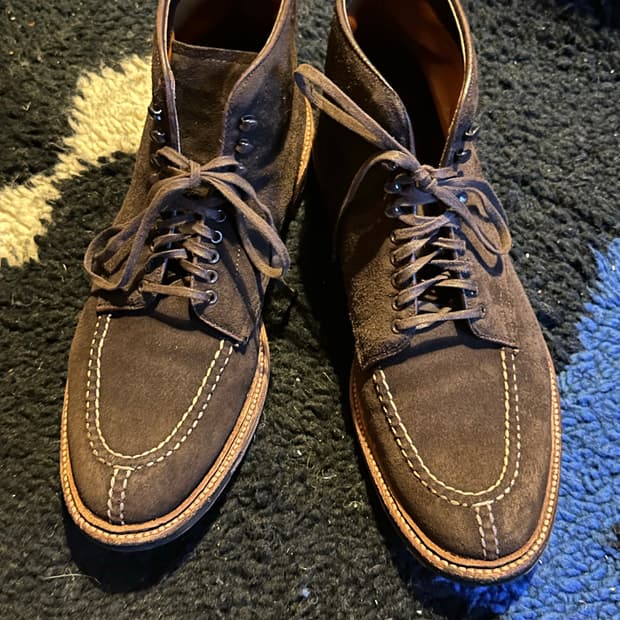 레더소울 별주 알든 초코 스웨이드 탱커부츠