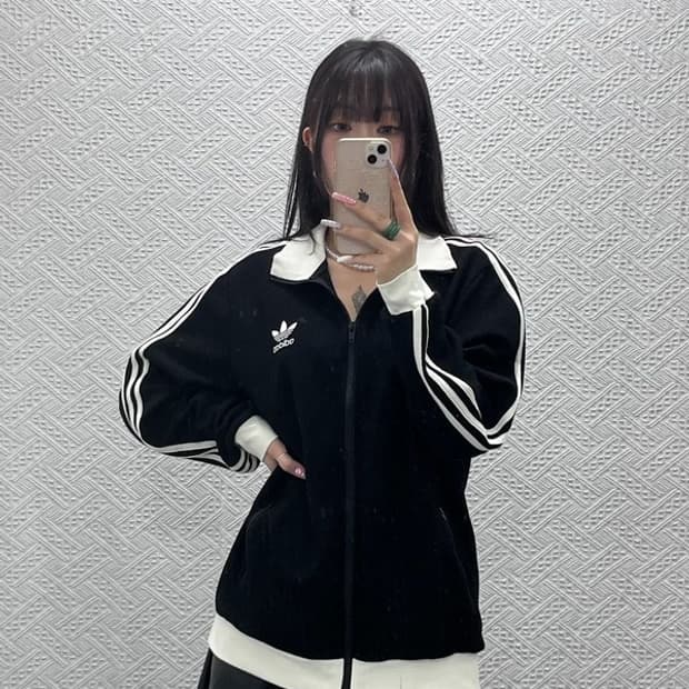 아디다스 캐주얼 스포티 와플 베켄바우어 져지 집업 105 C13187