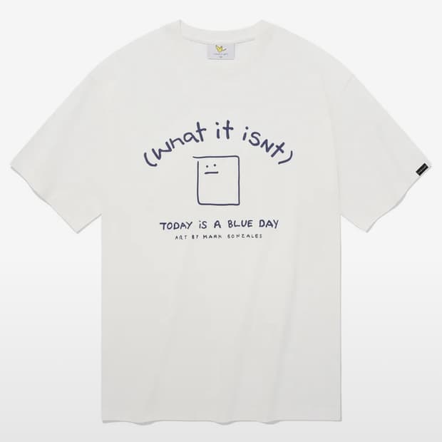 What it isnt 아트 티셔츠 화이트 