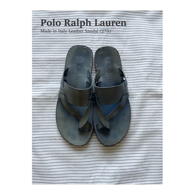 폴로 랄프로렌 이태리 레더 샌들 (270)