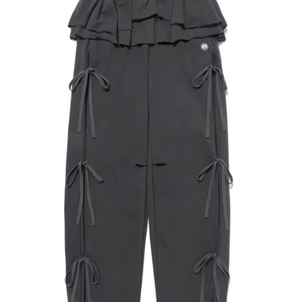 허그유어스킨 프릴 스커트 조거팬츠