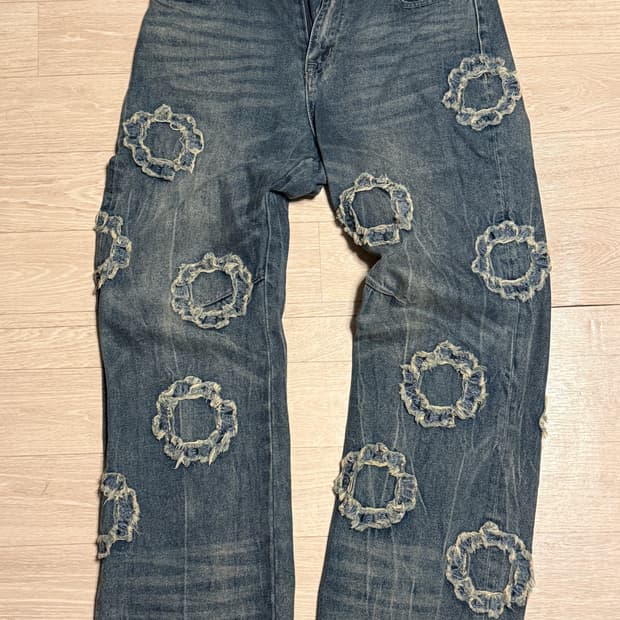 인세인개러지 스모크라이즈 데님 팬츠 30사이즈