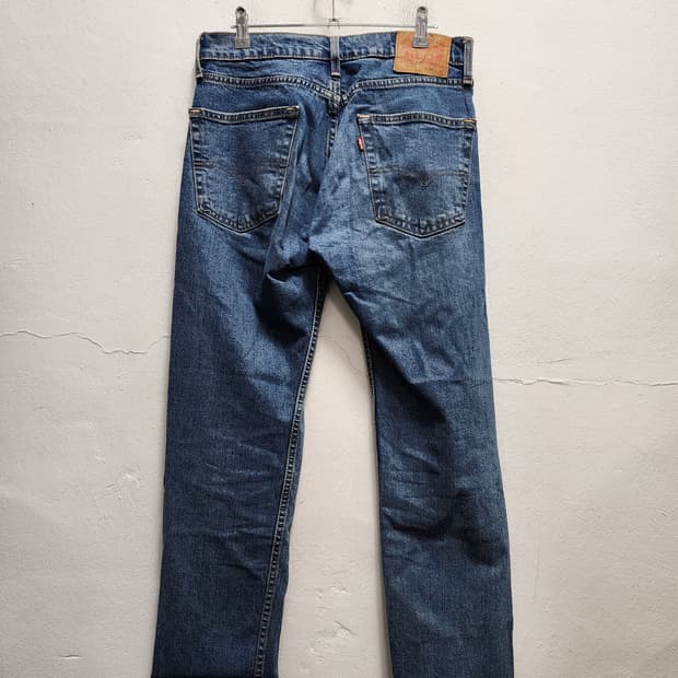 리바이스 505 와이드 데님팬츠 