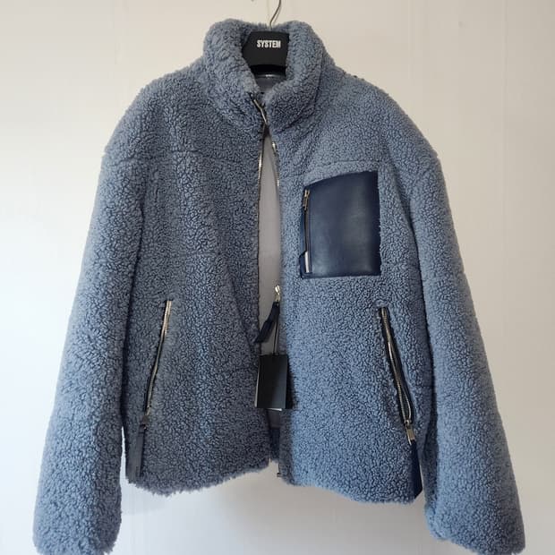 SYSTEM HOMME 컬렉션 플리스 패딩 100~105 새거 (매장가 