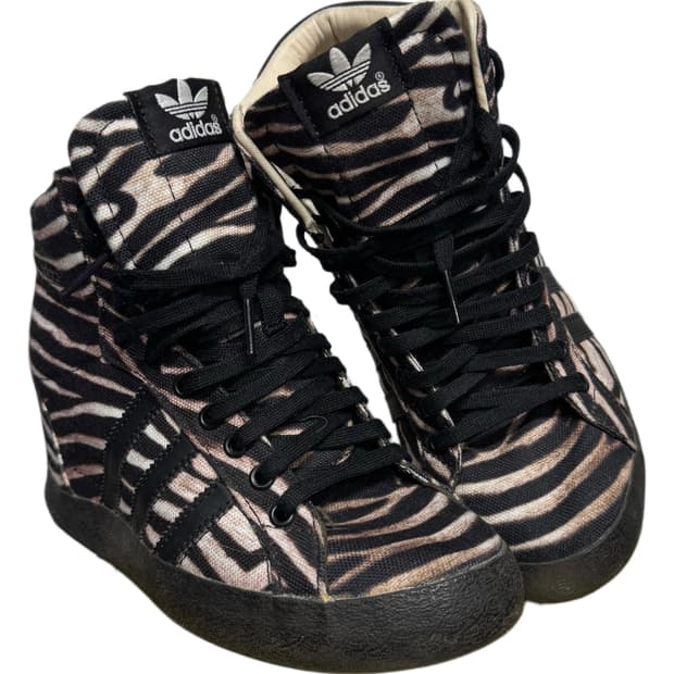 갸루 Basket Profi up 지브라 슈즈 