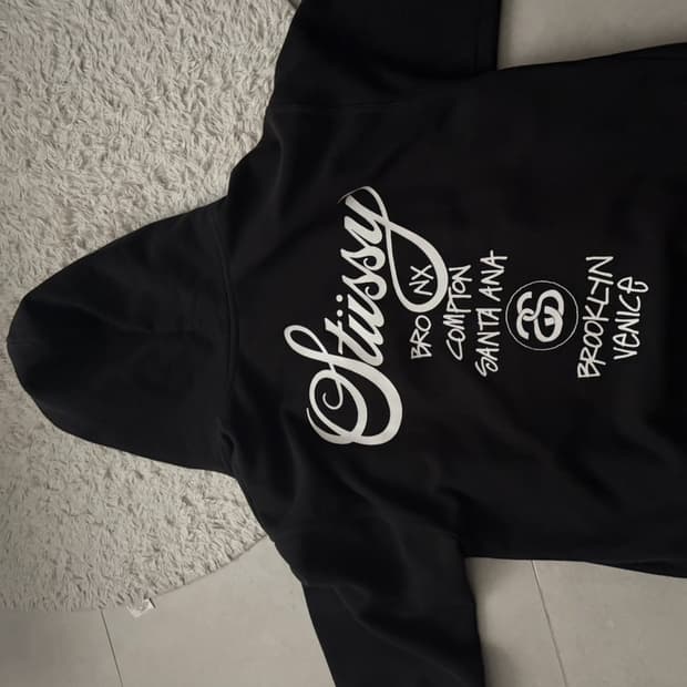 스투시 월드투어 후드집업M