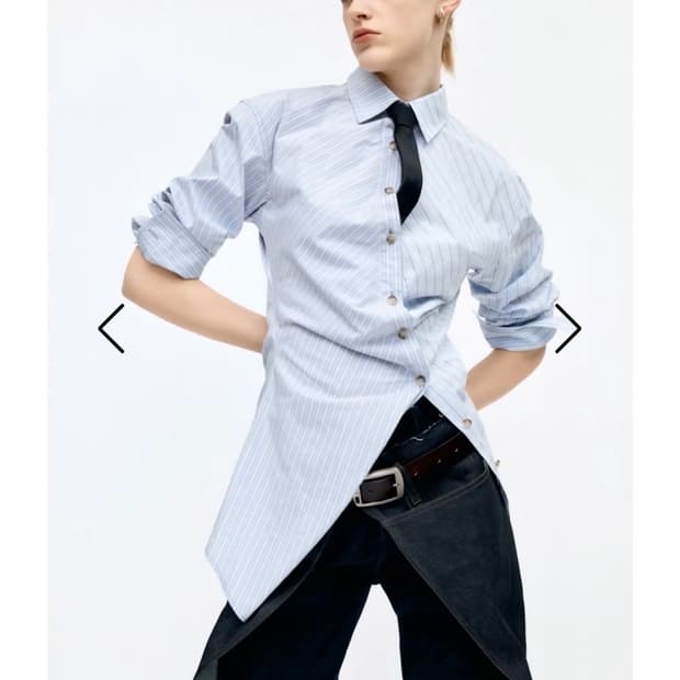 [앤더슨벨] TWIST STRIPE SHIRTS