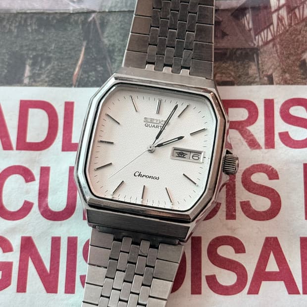 세이코 Seiko Chronos 스퀘어 데이데이트
