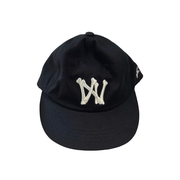 아오이로 6-Panel Bone A/N Cap - Black
