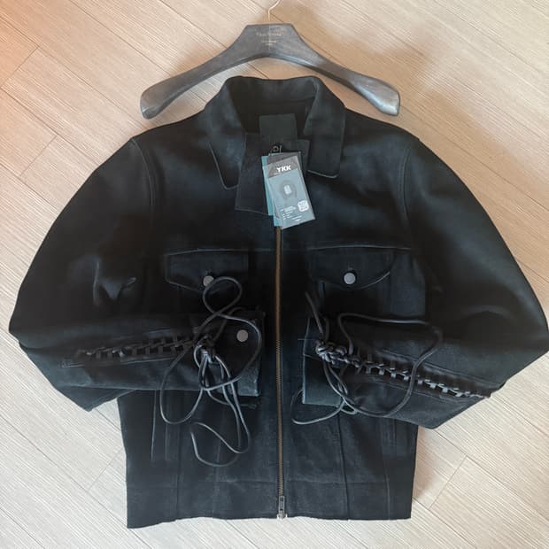 언더마이카 대성당 자수 스웨이드 자켓