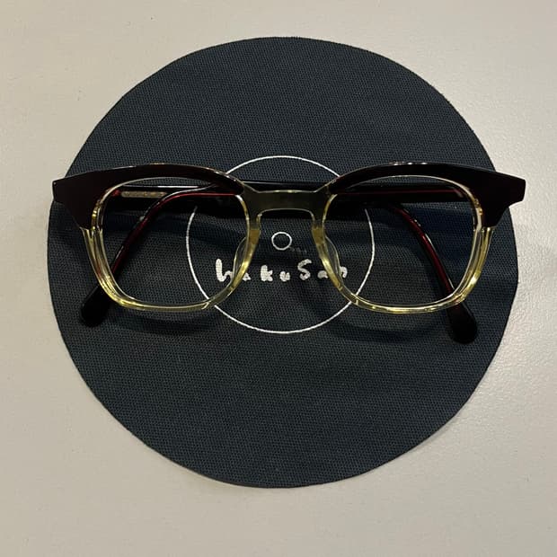 백산안경 포스트 투톤 브라운