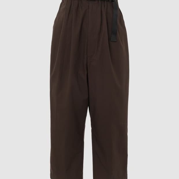 꼼데가르송옴므 25시즌 코튼 니돔 투턱 팬츠