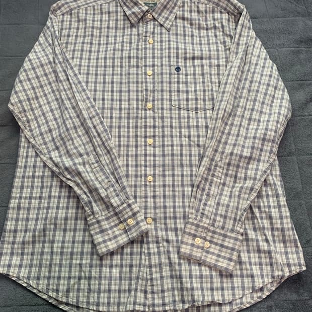 팀버랜드 Timberland 남성 체크 셔츠 L