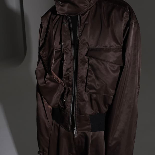 뉴치프시크 디피 사틴 나일론 봄버