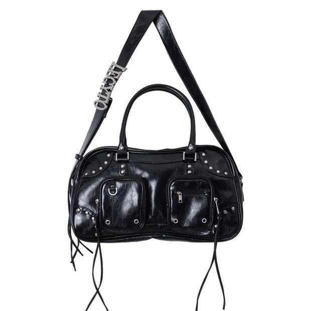 레씨토 Byron Leather City Bag_[Black]