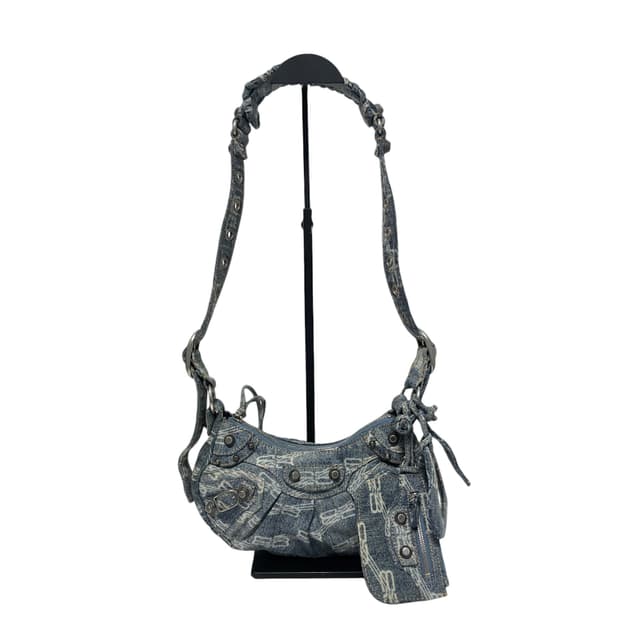 발렌시아가 모노그램 데님 르카골 XS 숄더백 겸 크로스백H00266