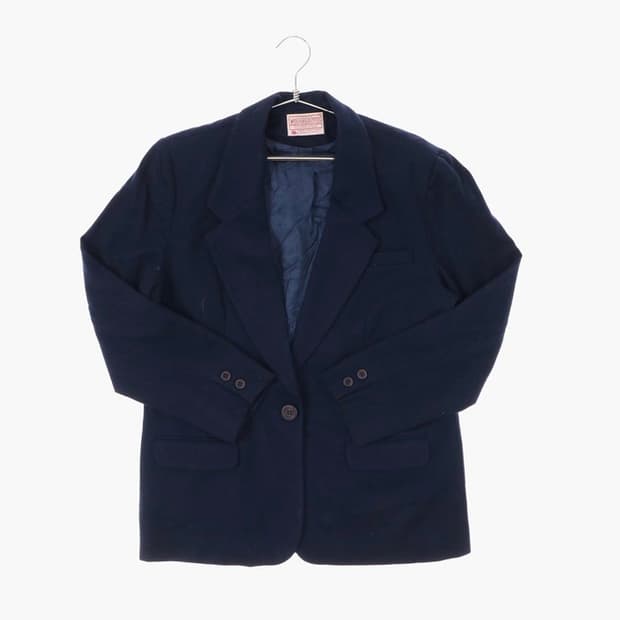 Pendleton 펜들턴 여성 버진 울 100% 자켓 네이비 블루 사이즈