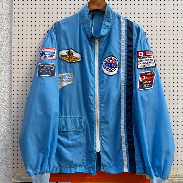 1980s USA RACING SATIN 80s 레이싱 사틴 나일론자켓