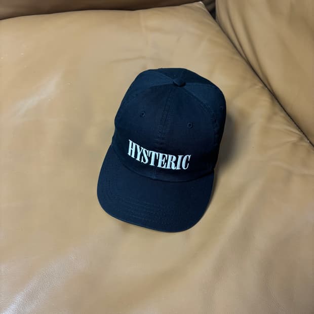 Hysteric Glamour 히스테릭글래머 블랙 6패널 볼캡 모자