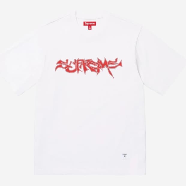 슈프림 25ss 멘탈 숏슬리브 탑 화이트