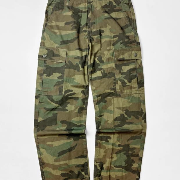 벤데이비스 00s 재팬 립스탑 카모 카고 팬츠 PN5359