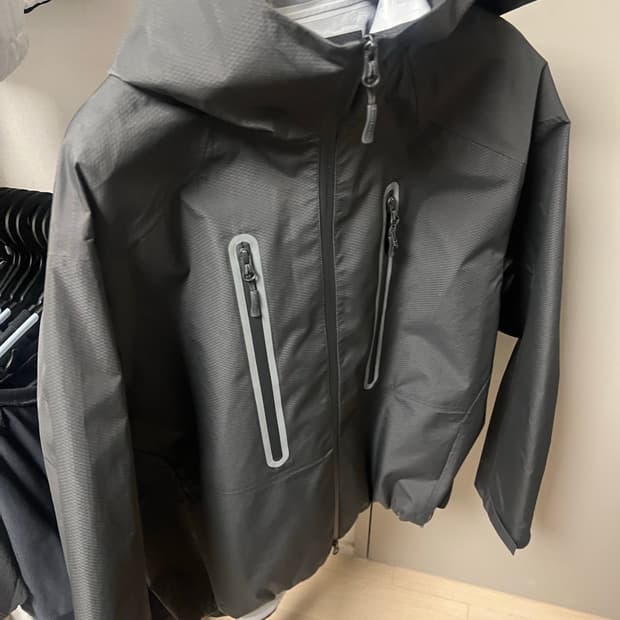 유니폼브릿지 > 3layer light hood jacket black