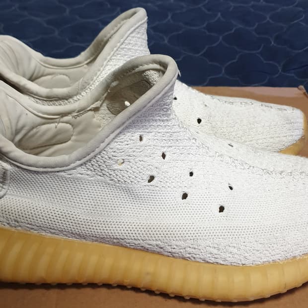 아디다스 이지부스트 350 크림 트리플 화이트 (265)