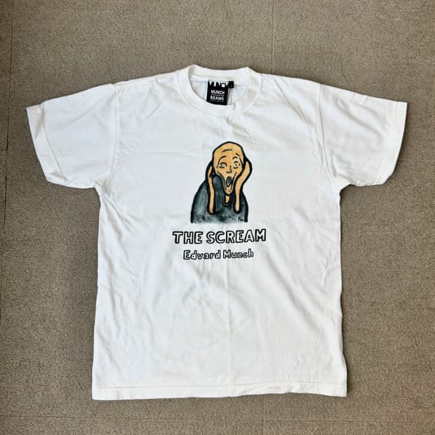 2018 뭉크 전시 x 빔즈 콜라보 티셔츠