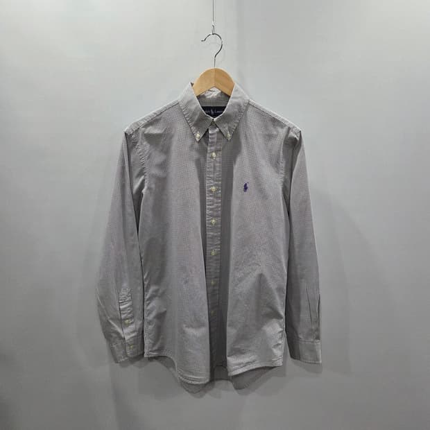 폴로랄프로렌 버튼다운 체크셔츠 15.5 