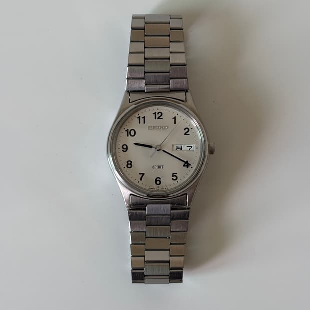 1990s Spirit Arabic Index Silver Quartz