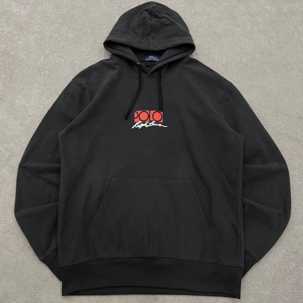 XL 폴로 랄프로렌 로고 후드티