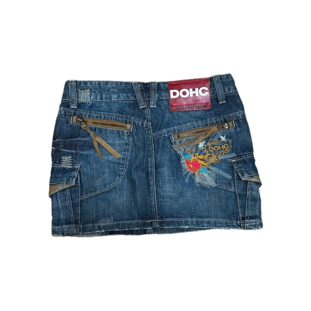 DOHC 데님 미니 스커트