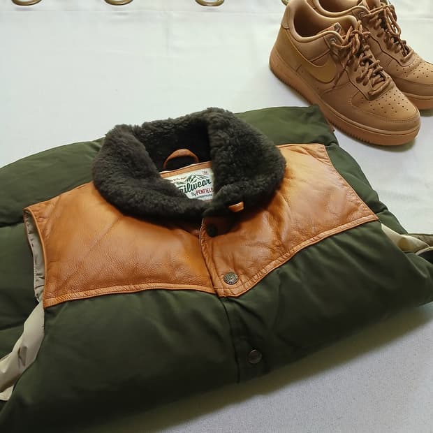 penfield 펜필드 락울 조끼 패딩 자켓 베스트 아메카지