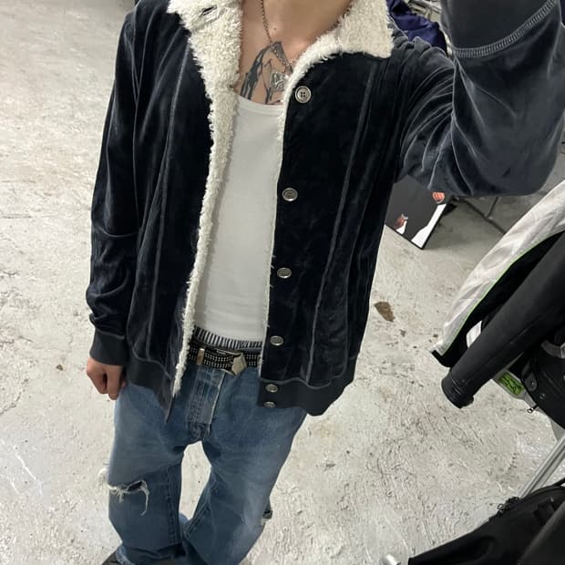 Comme Ca Walk boa cardigan