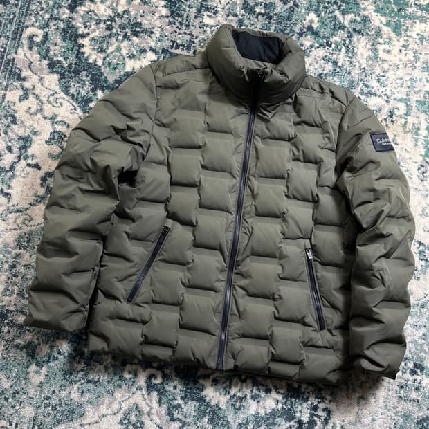 Ck 캘빈클라인 퍼포먼스 푸퍼 앰보 패딩 자켓(M)