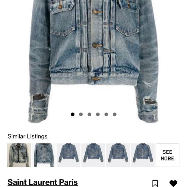 (구매)생로랑 70‘s 디스트로이드 자켓 삽니다@@@@