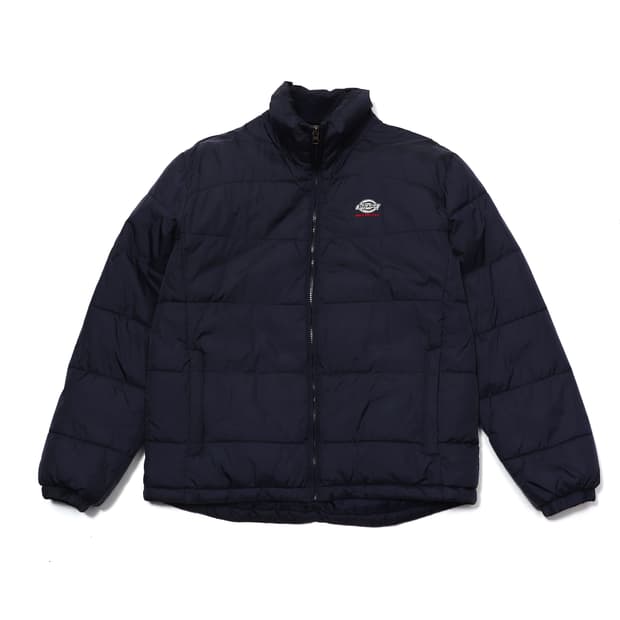 DICKIES 네이비 푸퍼 패딩 점퍼 size L