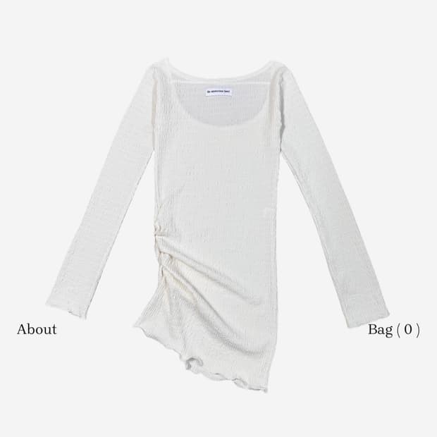 더미스테리어스호텔 언발란스 셔링 원피스