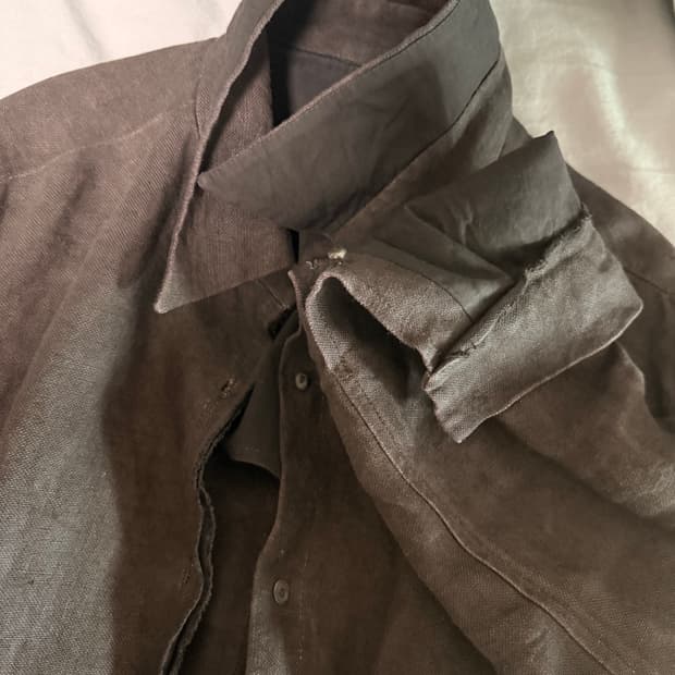 Lm altieri heavy linen jacket