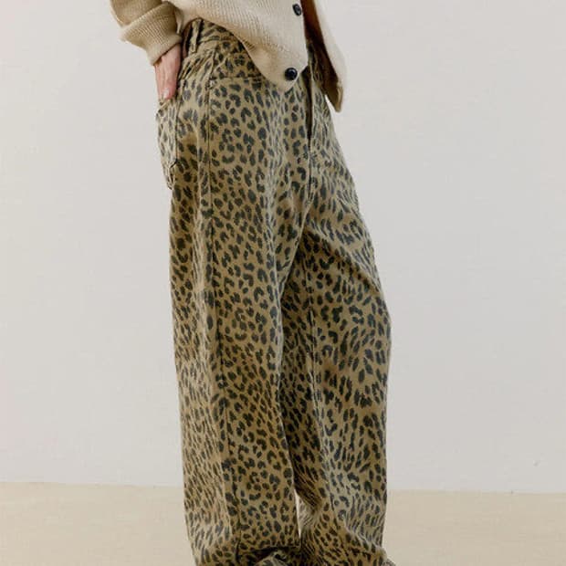 오피쉬 레오파드 데님 2